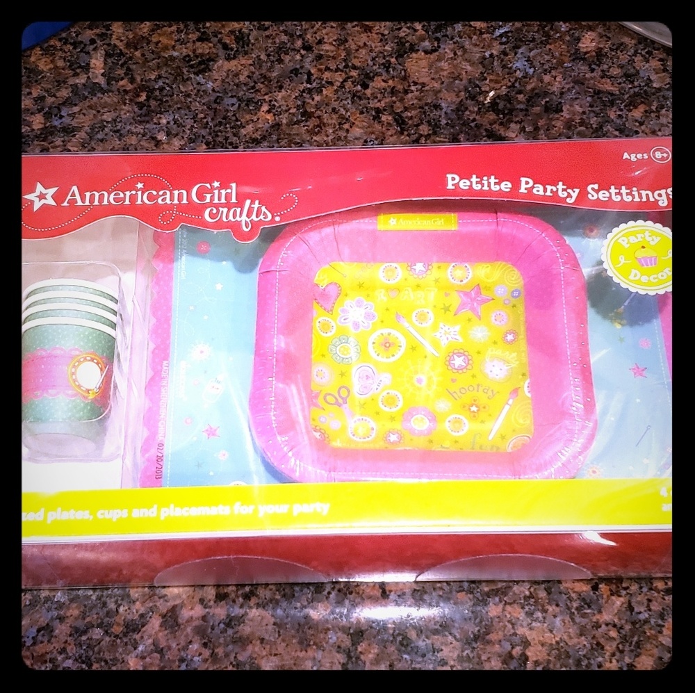 American Girl crafts Petite Party Settings